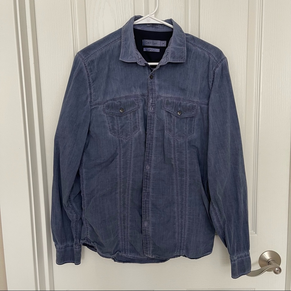 Calvin Klein Long Sleeve Button Up Slim Fit